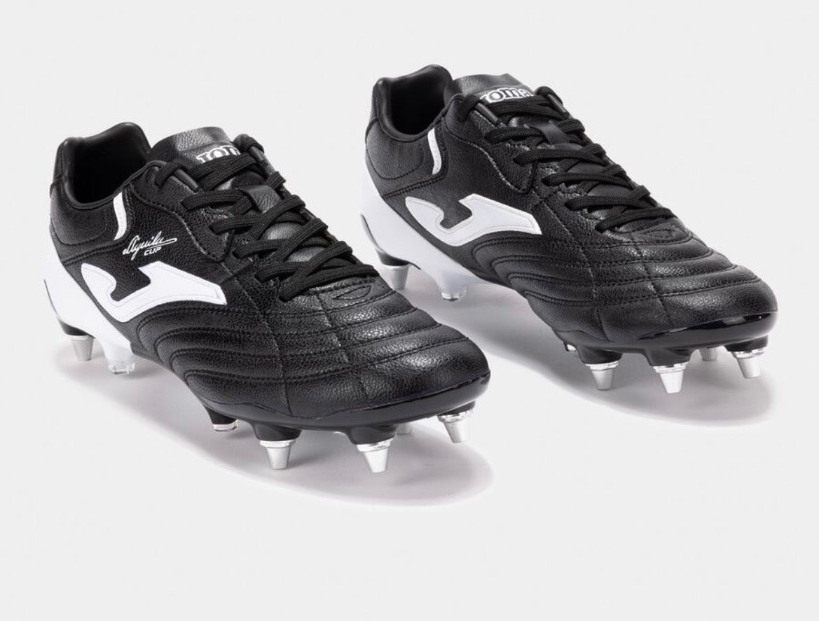 Joma Aguila Cup Rugby Boots - Black/White