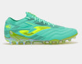 Joma Powerful Rugby Boots - Turquoise/Neon Yellow