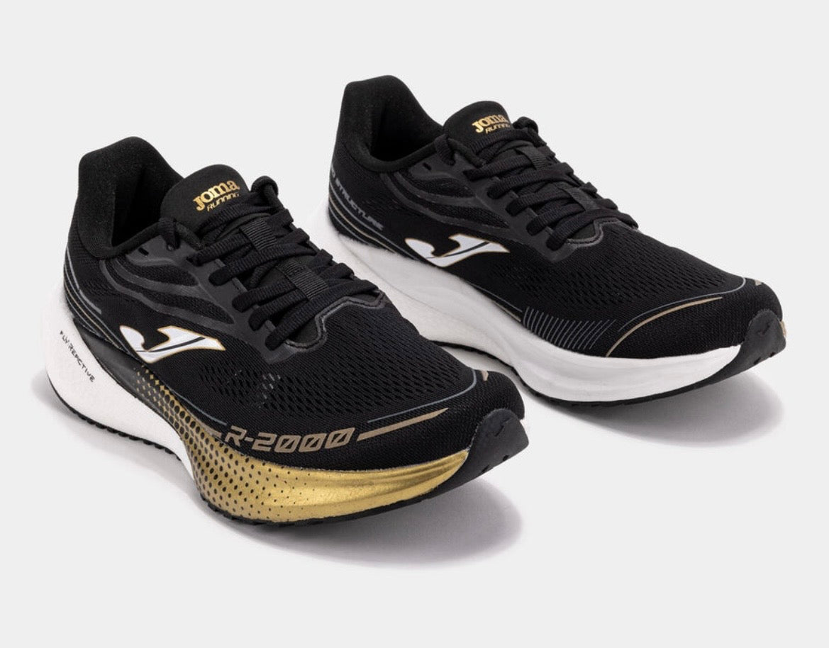 Joma R2000 25 Unisex Running Shoes - White/Gold