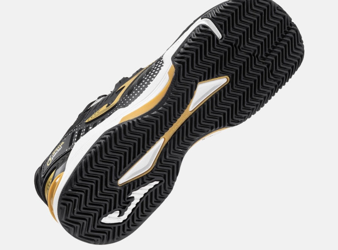 Joma Slam Padel Shoes - Black/Gold (World Padel Tour Edition)