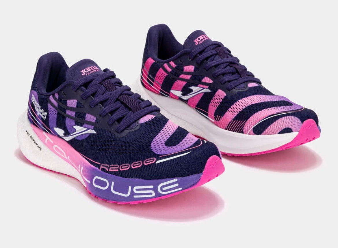 Joma R2000 Running Shoes - Navy/Pink/Purple (Toulouse Metropole Run Experience)