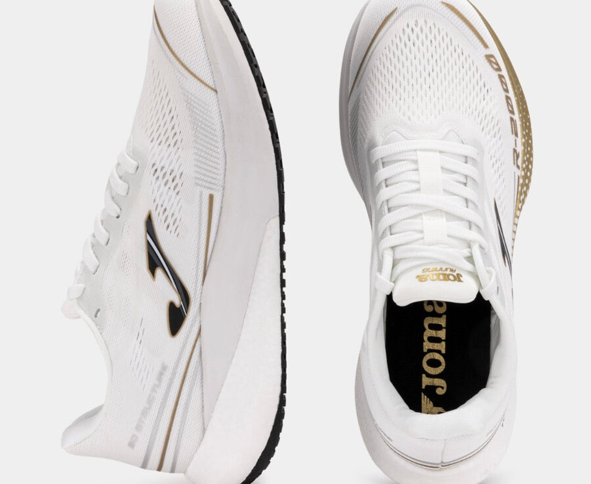 Joma R2000 25 Unisex Running Shoes - White/Gold