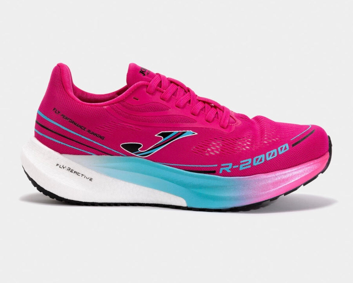 Joma R2000 25 Unisex Running Shoes - Fuchsia/Turquoise