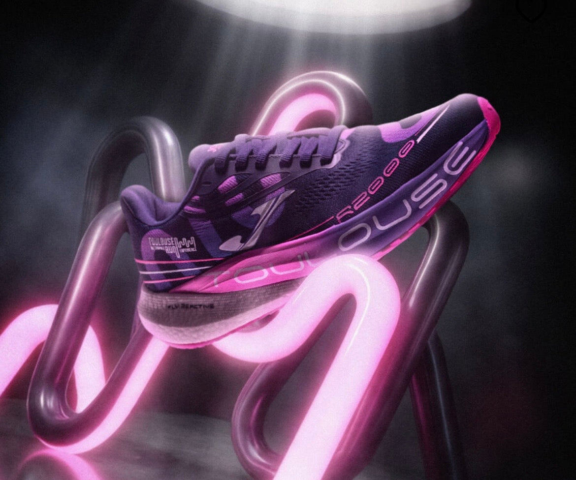 Joma R2000 Running Shoes - Navy/Pink/Purple (Toulouse Metropole Run Experience)