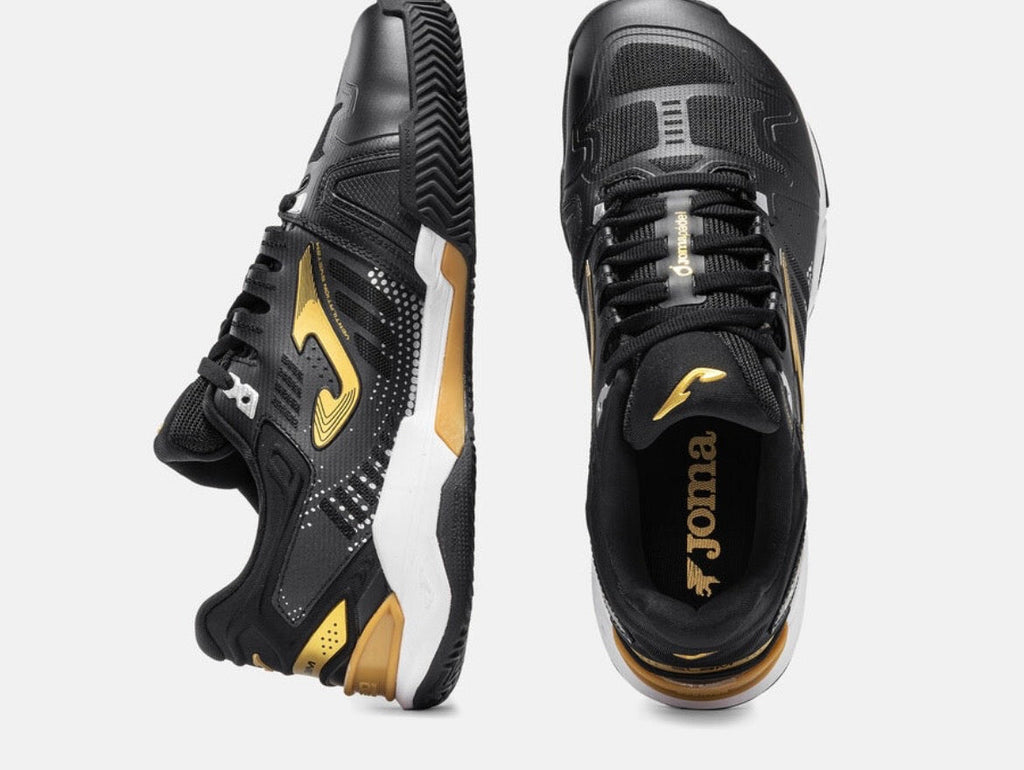 Joma Slam Padel Shoes - Black/Gold (World Padel Tour Edition)