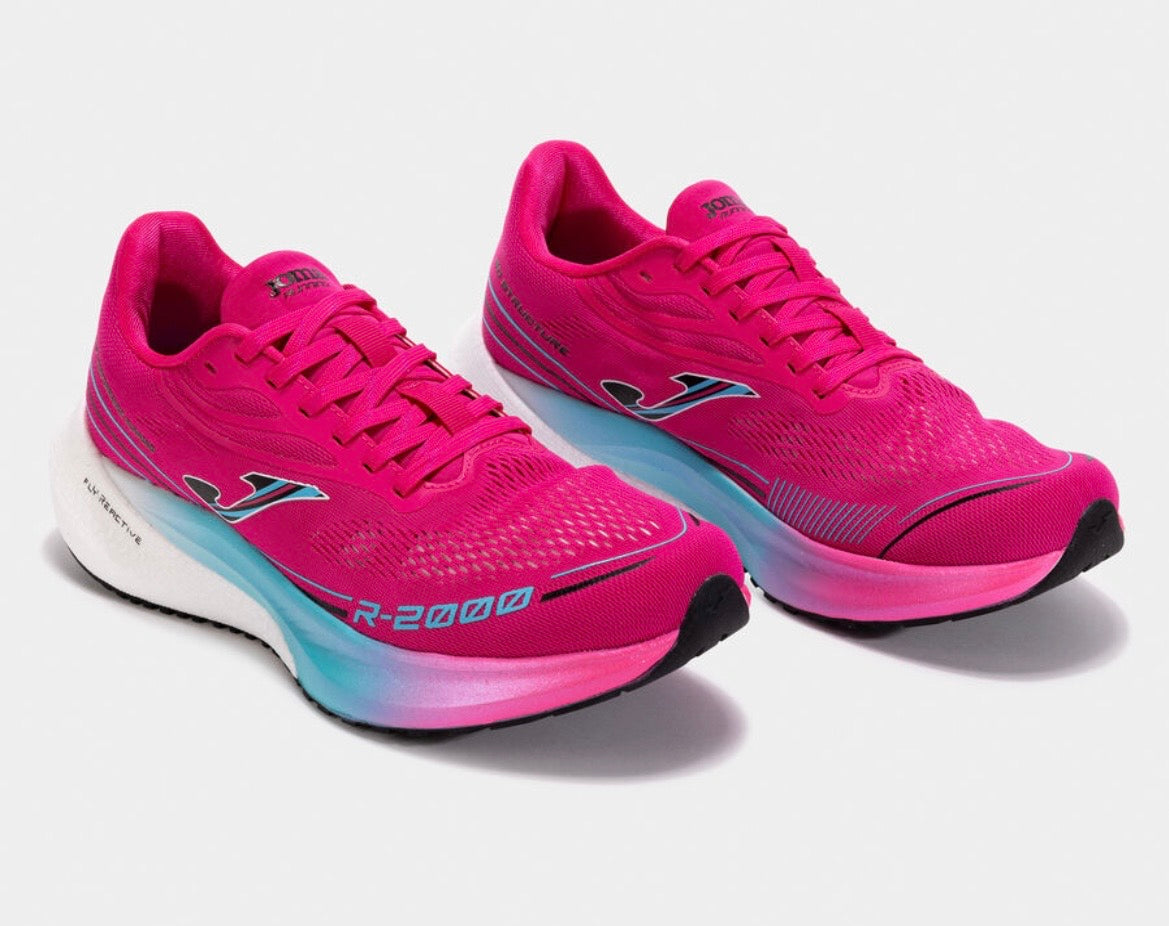 Joma R2000 25 Unisex Running Shoes - Fuchsia/Turquoise