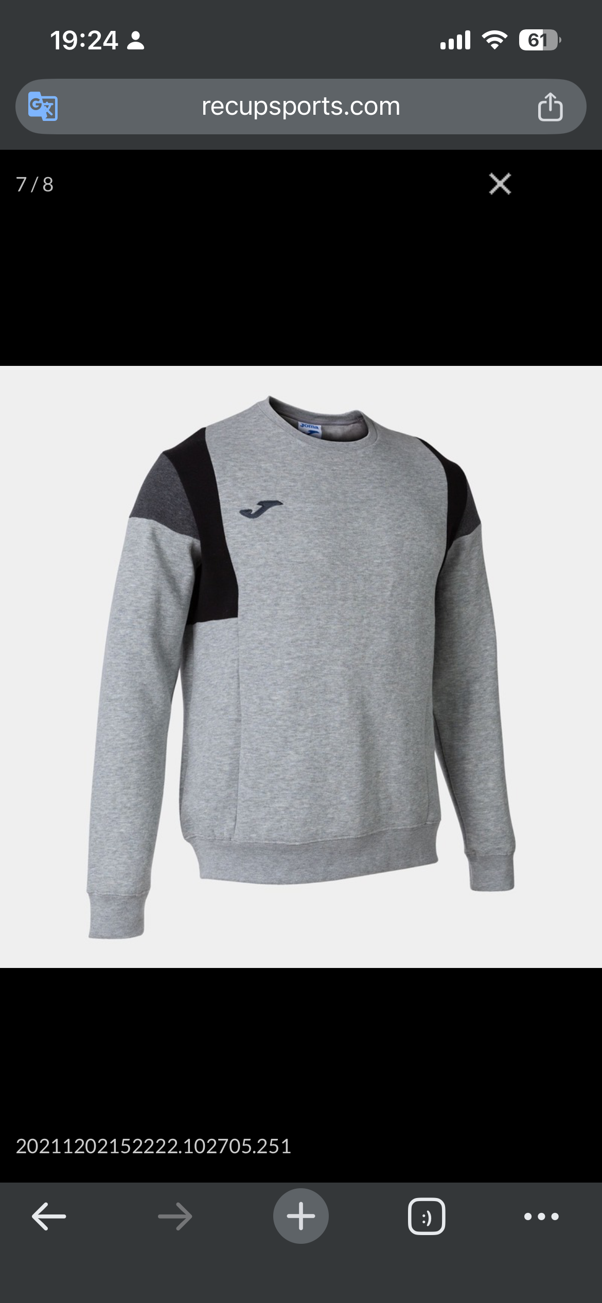 Joma Comfort III Sweatshirt