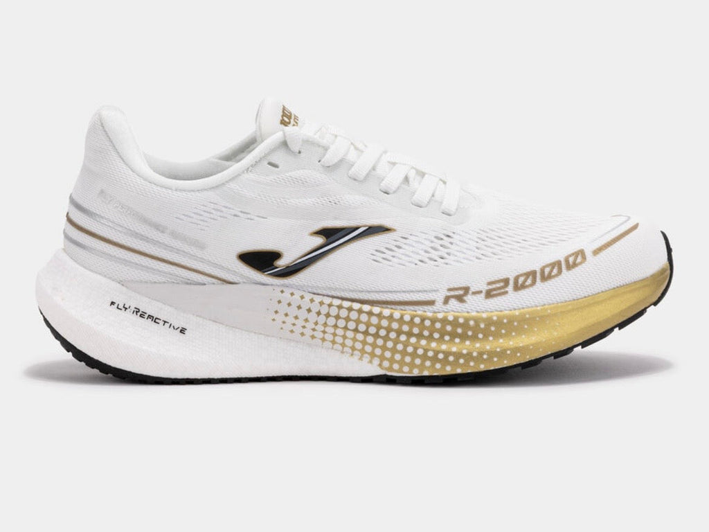Joma R2000 25 Unisex Running Shoes - White/Gold