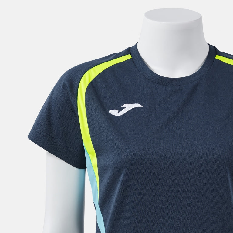 SHORT SLEEVE SHIRT CHAMPIONSHIP 20 DARK NAVY FLUORESCENT YELLOW